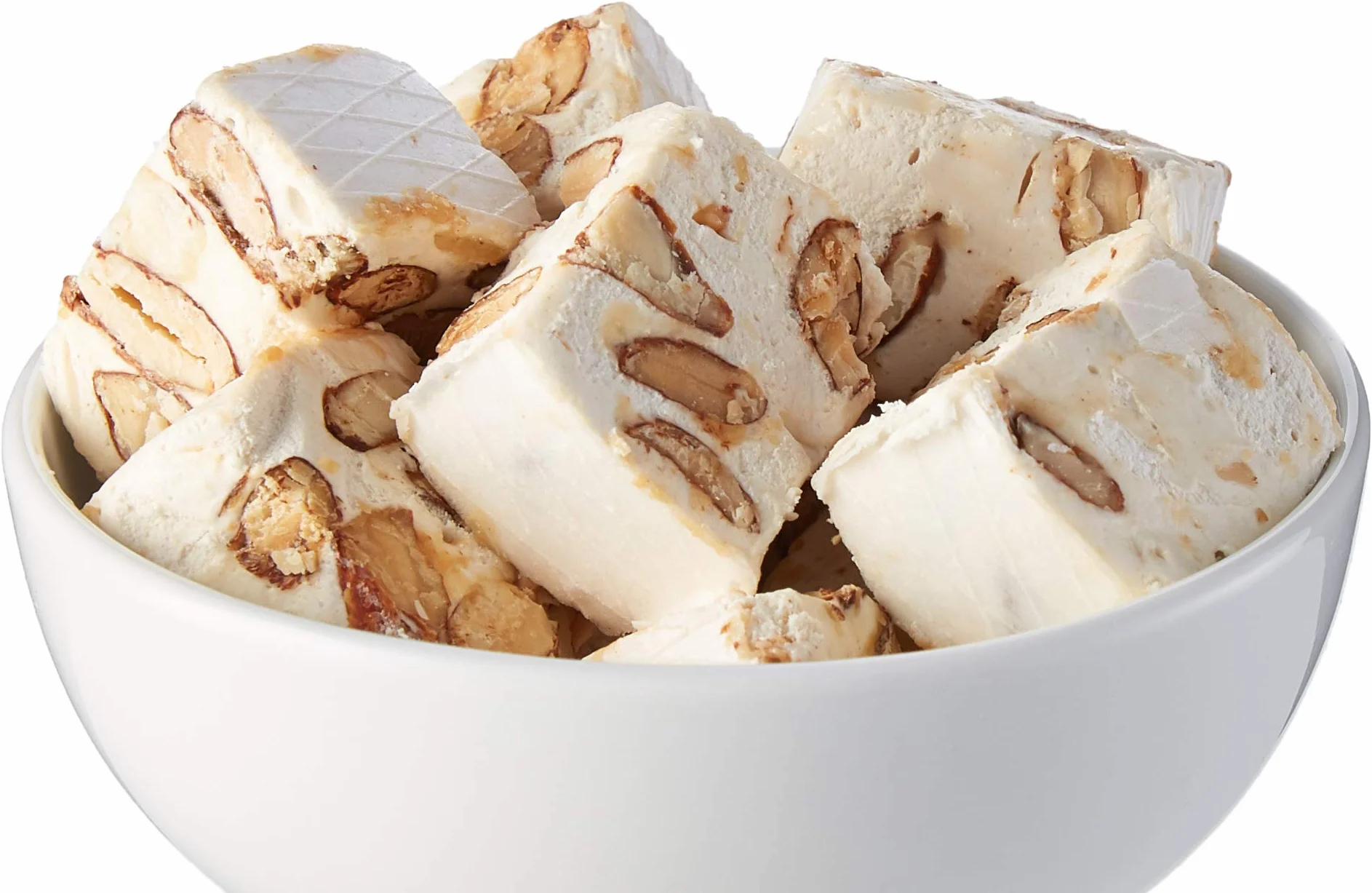 Les Ruchers du Luberon - Nougat Blanc de Provence en Papillote 180 g - Nougat Blanc aux Amandes et au Miel de Lavande - Traditionnel - Fabrication Artisanale