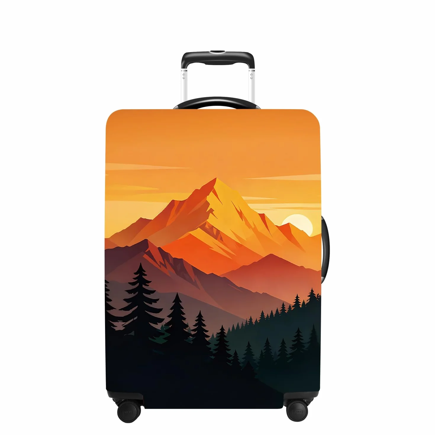 CRYSLOVE Housse de Valise Élastique 20-34 Pouces Protection Bagage Lavable Réutilisable Universelle Voyage