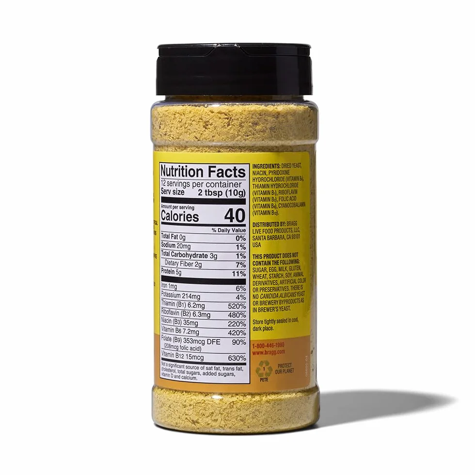 Bragg Nutritional Yeast Seasoning, Premium, 4.5 Ounce (Pack of 1) by Bragg [Foods]
