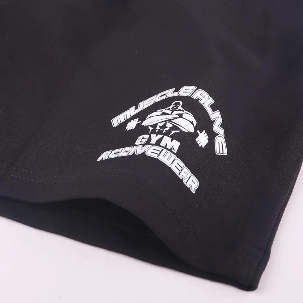 Short Terry Coton Hommes Musculation Gym