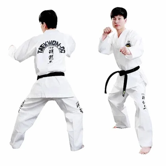 Dobok ITF Taekwondo Uniforme pour Étudiant Arts Martiaux