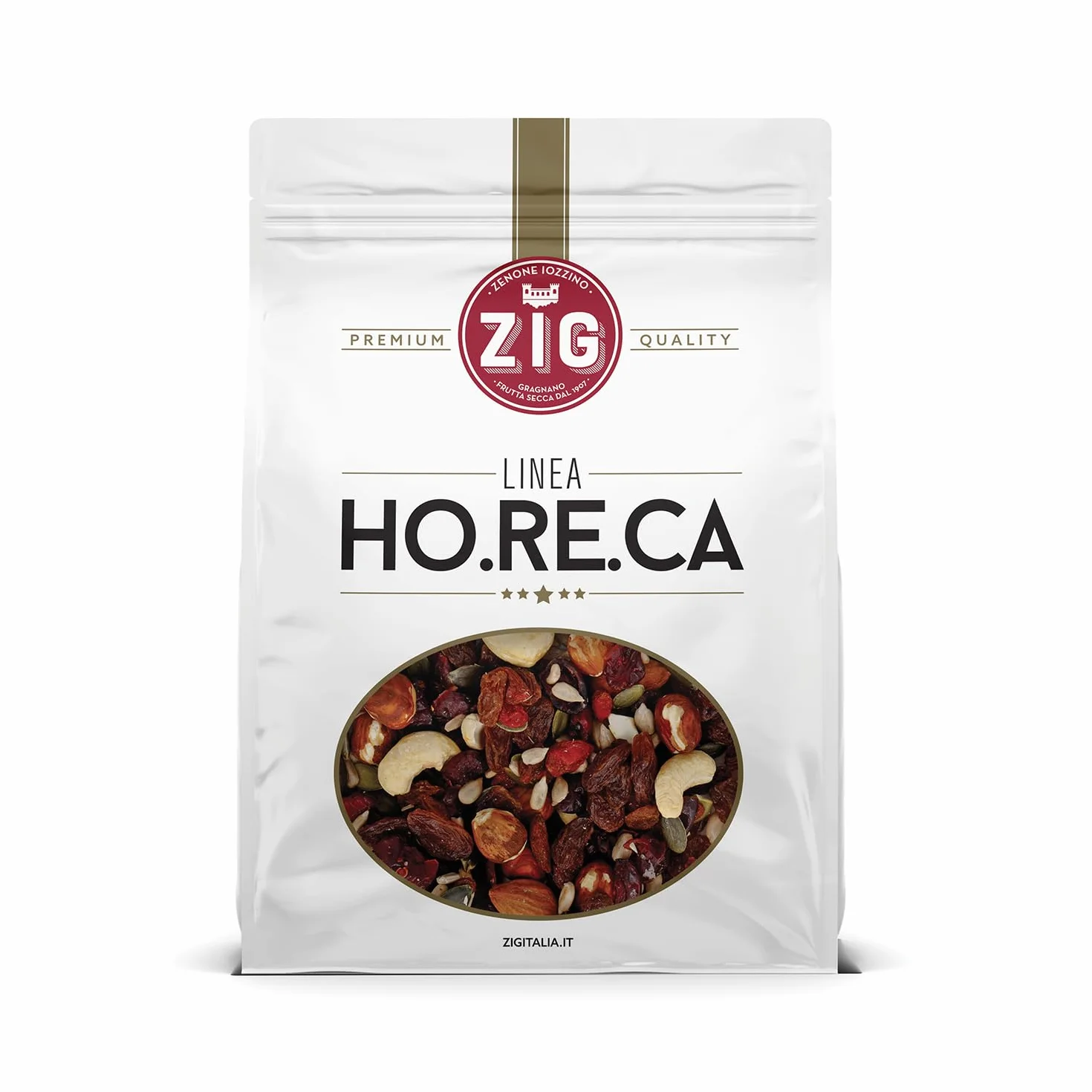 ZIG - HORECA - Petit-déjeuner mixte - Mélange de fruits secs et de graines 1 Kg