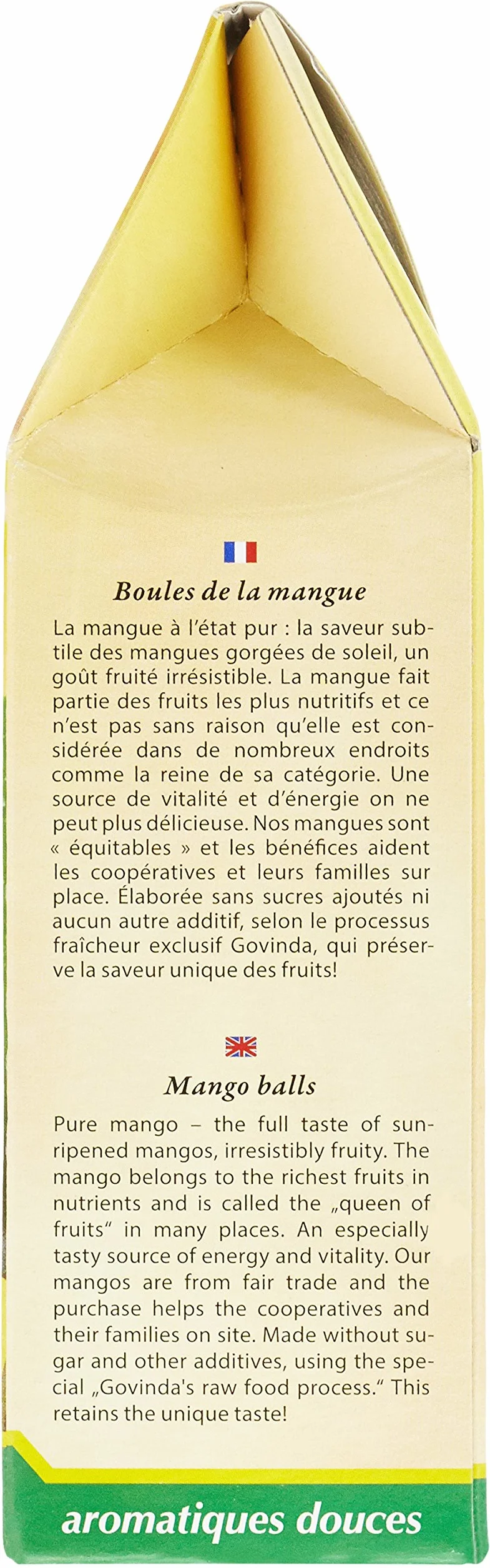 Govinda Boules Chocolat Mangue Bio 120 g