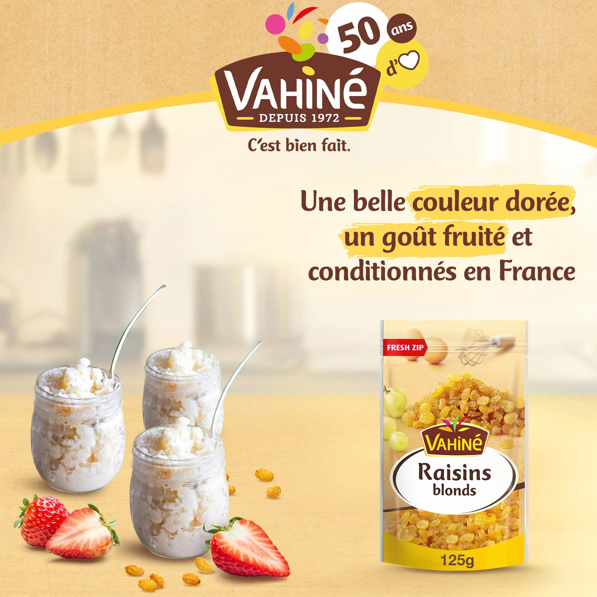 VAHINE - Raisins Blonds 125 g