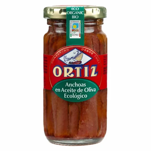 Ortiz - Filets d'anchois à l'huile d'olive 95g - unité