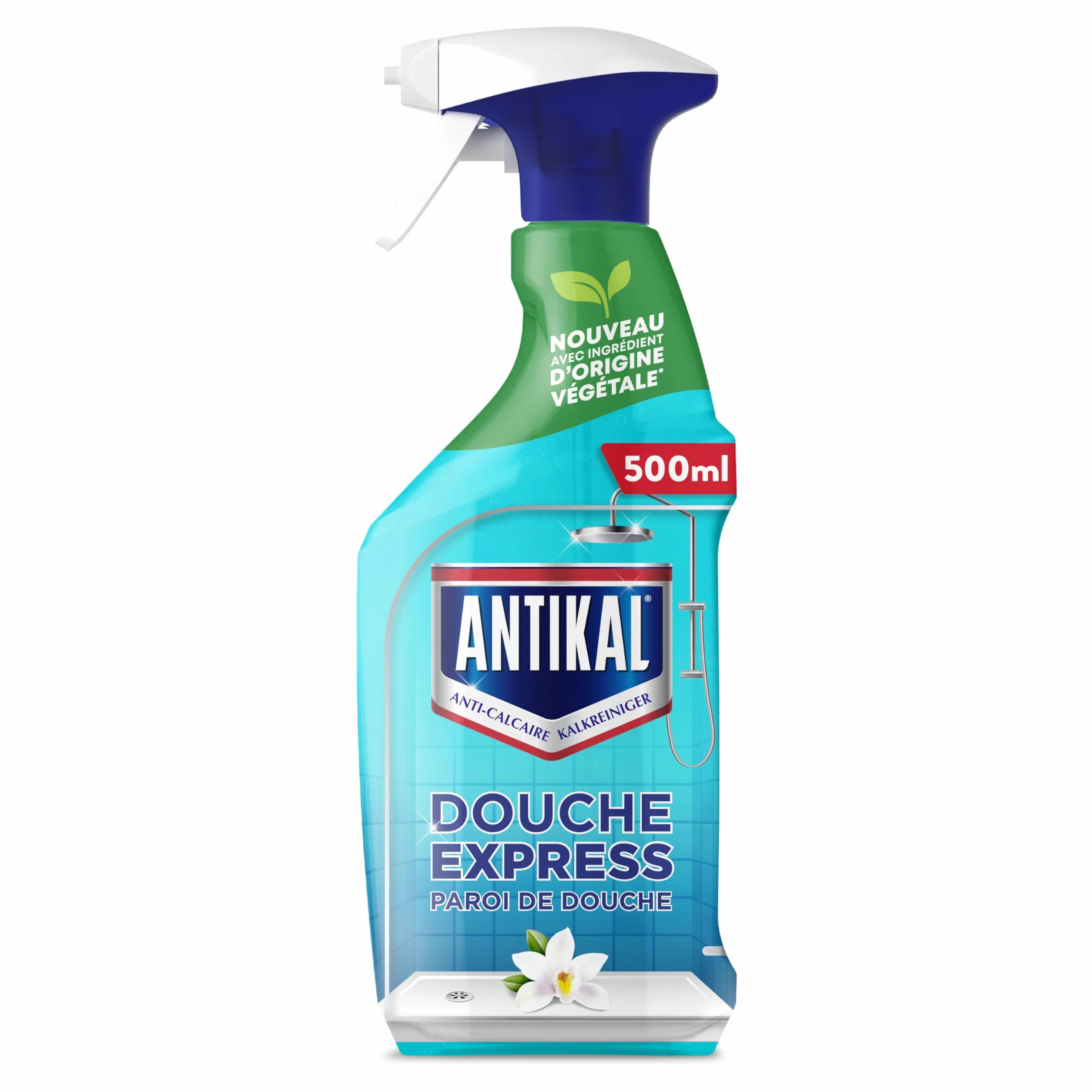 Antikal Douche Express, Spray Brillance Éclatante, En Un Passage Sans Rinçage, 10 x 500 ML