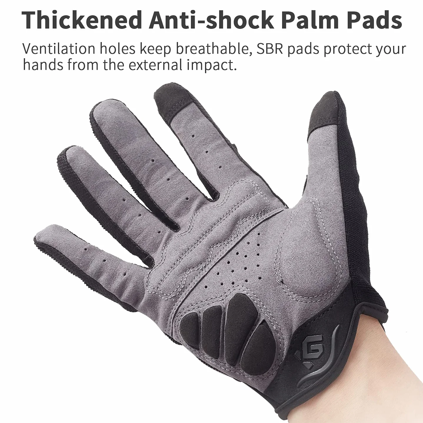 Gants VTT Antidérapant Anti-Choc Respirant Homme Femme