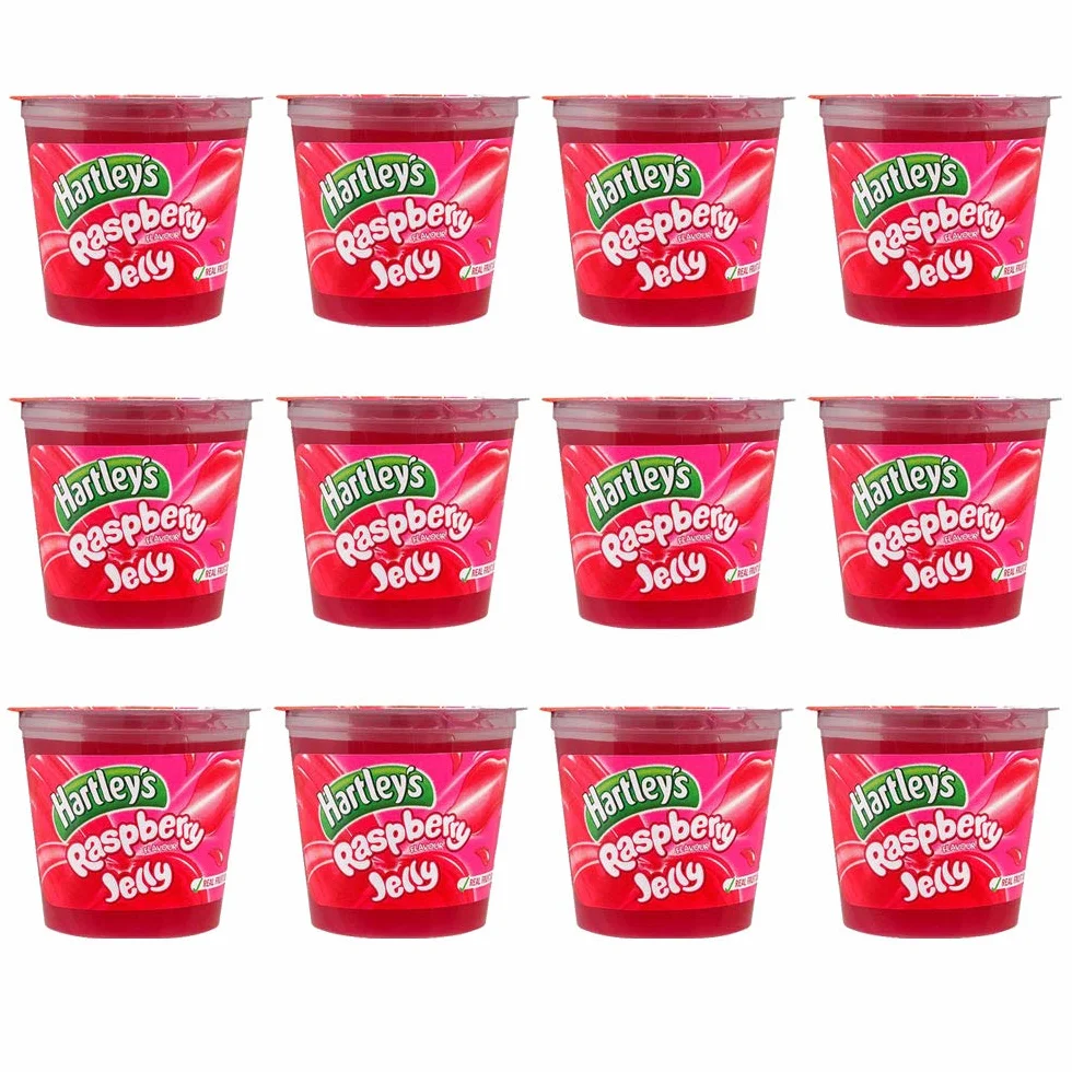Hartley s Gelée de framboise prête à manger (125 g x 12 x 1).