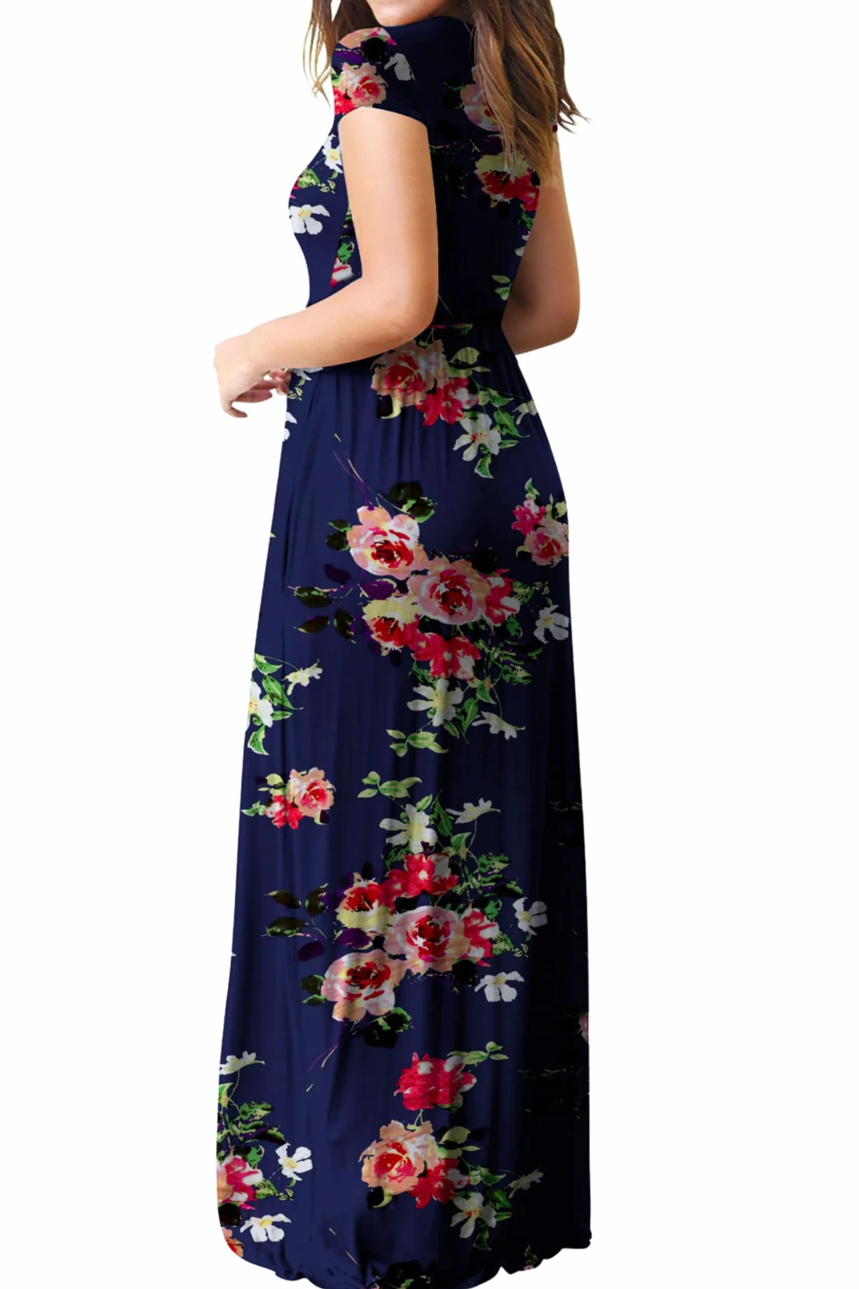 GRECERELLE Vestido Largo Fluido Robe décontractée Femme