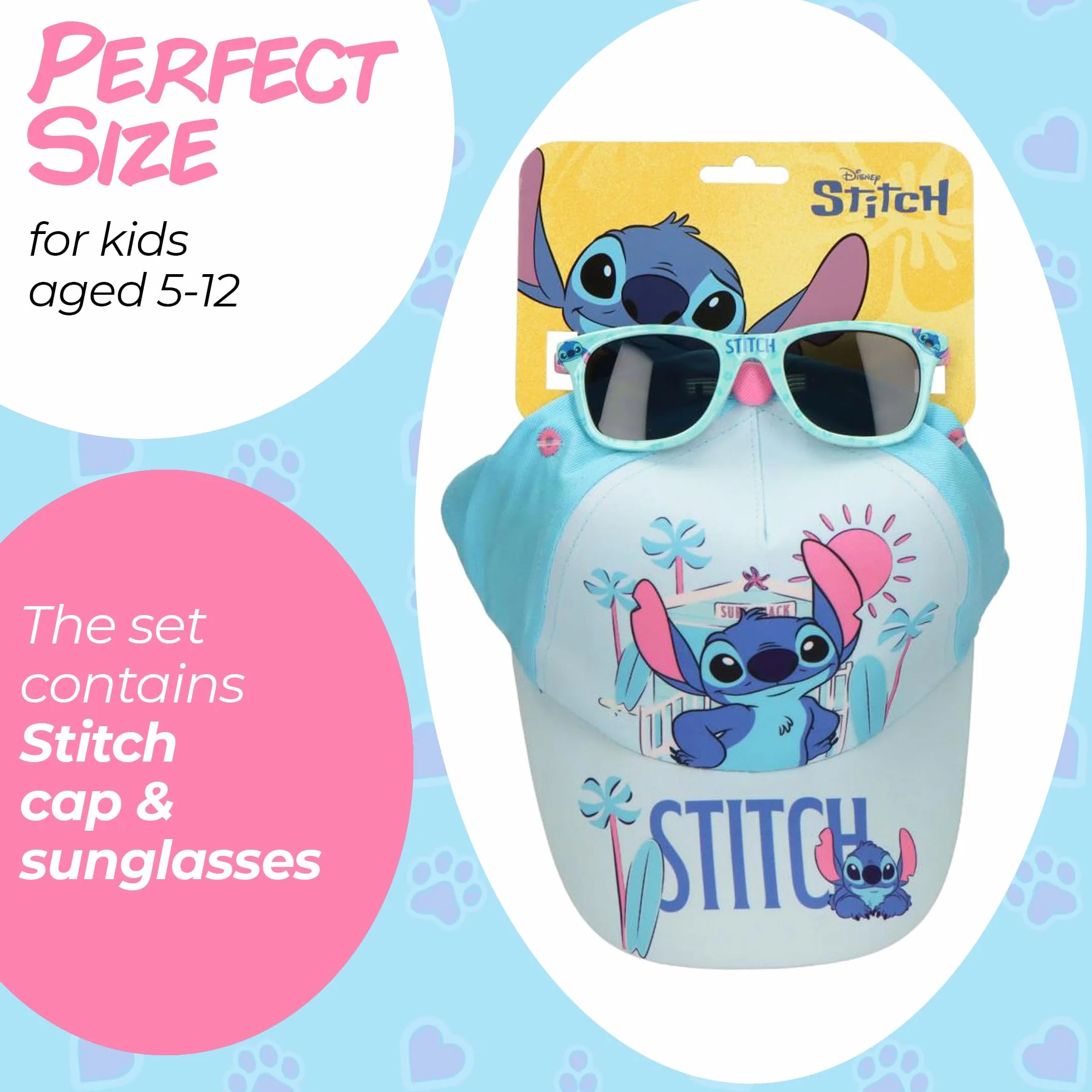 Set Casquette et Lunettes de Soleil Enfant 5-12 Ans Protection UV400 Catégorie 3