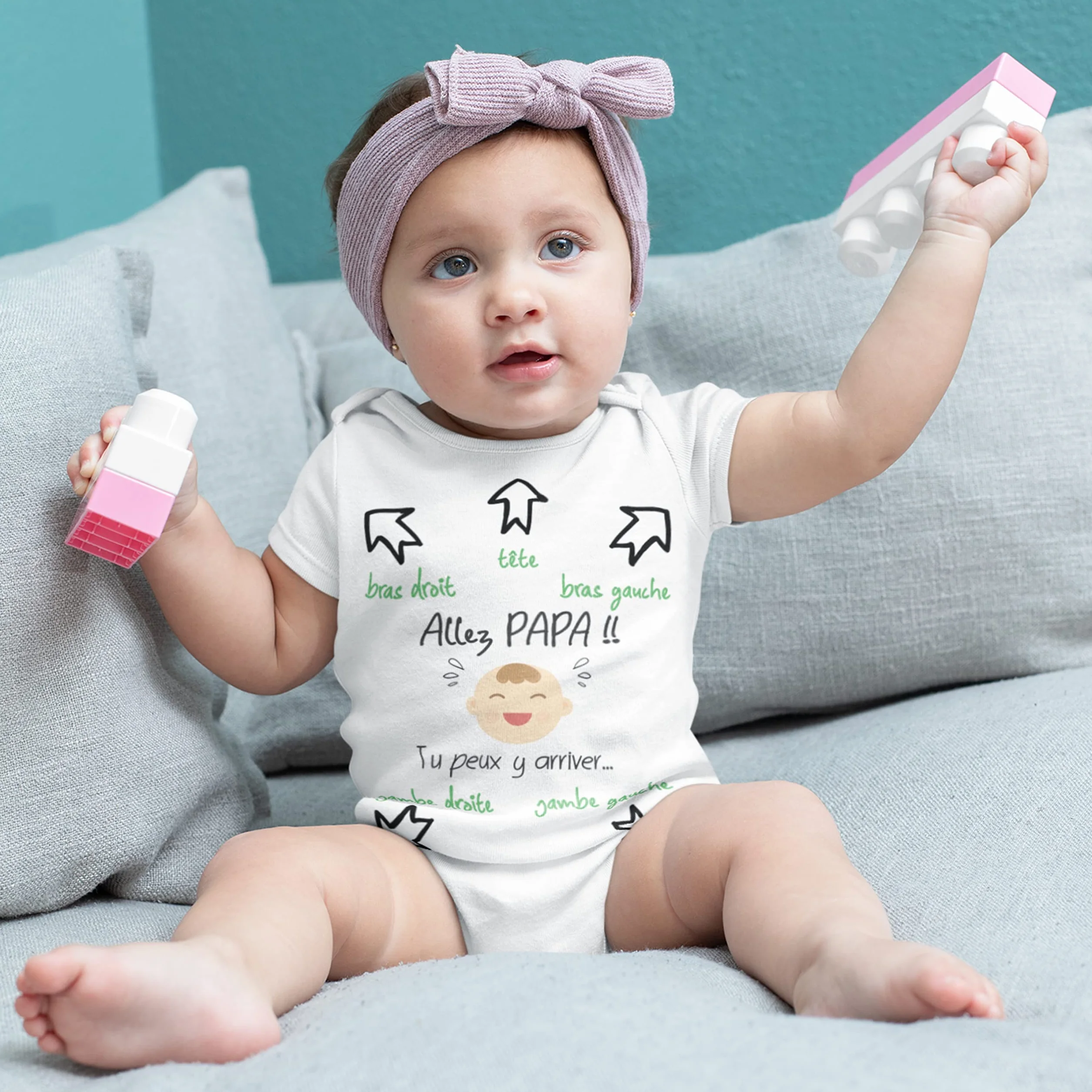 Maroma Bavoir Bébé 6 Mois Body Humour Cadeau Original