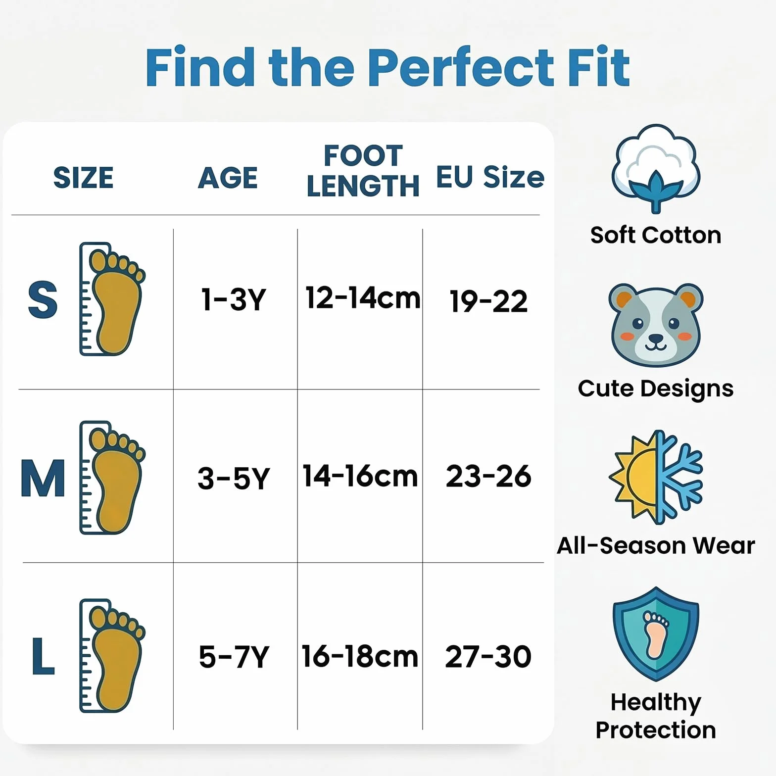 Chaussettes Bébé Coton 10 Paires Enfant Garçons Filles Dessin Animé Printemps Automne Hiver