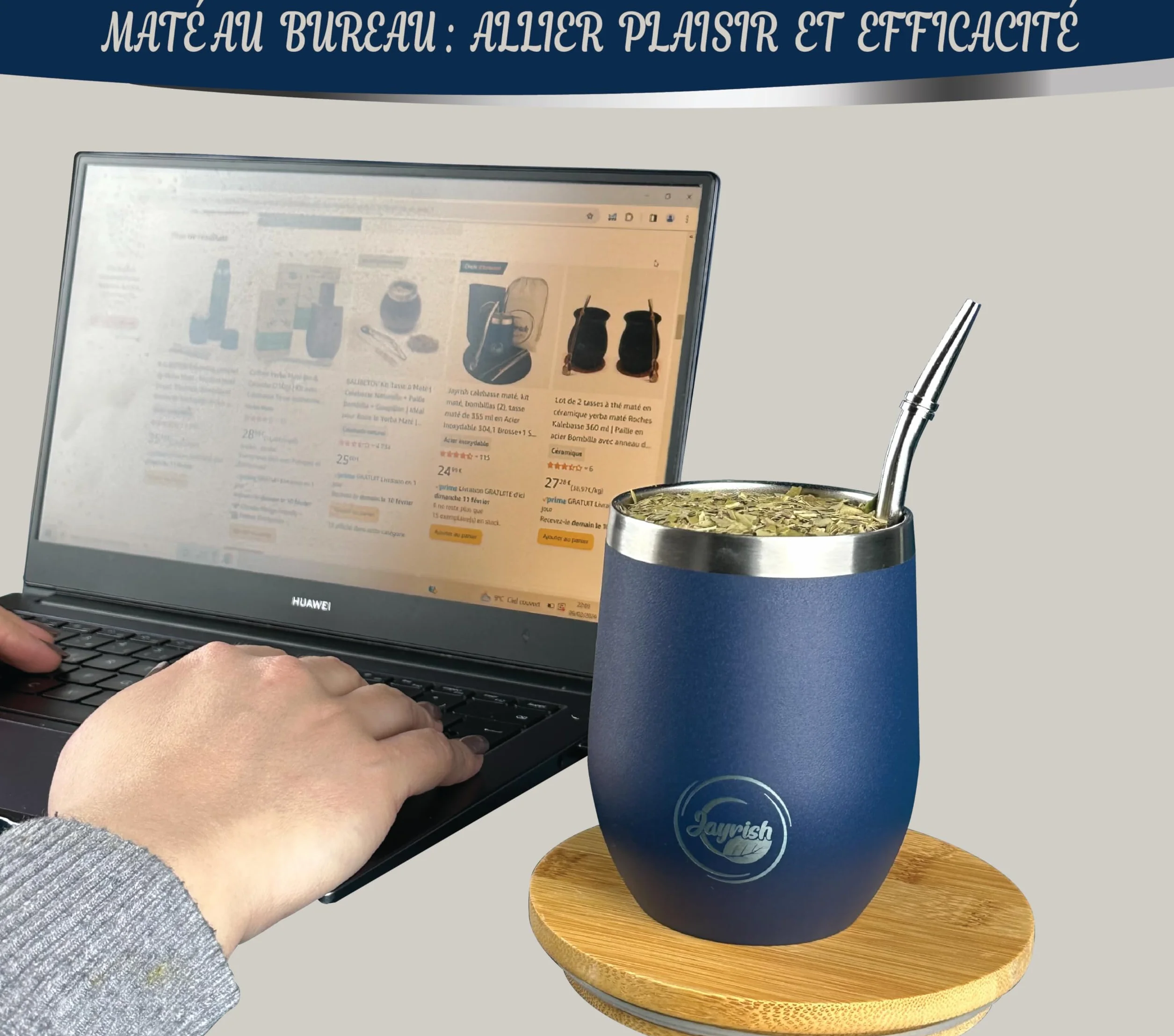 Kit Maté - Calebasse, 2 Bombillas, Tasse 355 ml en Acier Inoxydable 304, Brosse, Sac de Transport - Coffret Yerba Maté pour Expérience Sud-Américaine Authentique