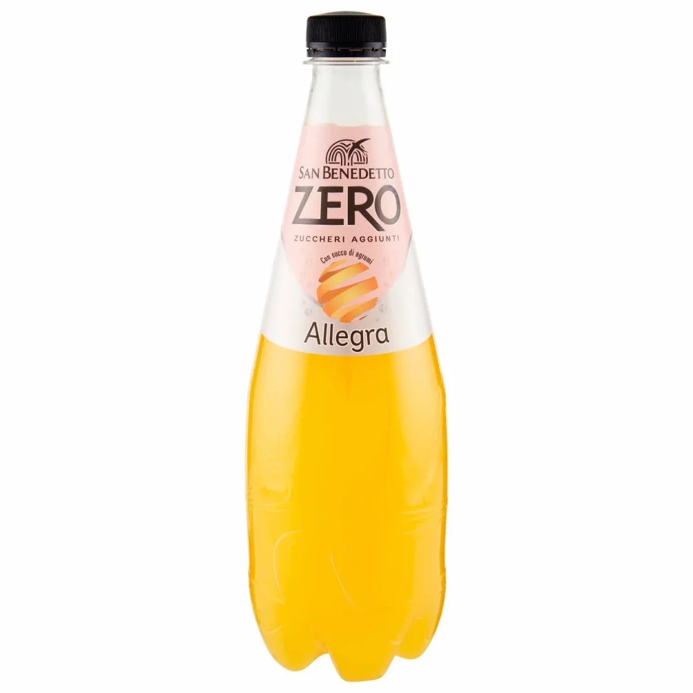 San Benedetto Allegra Aranciata Zero PET sans sucre 0,75 L Limonade Orange sans sucre