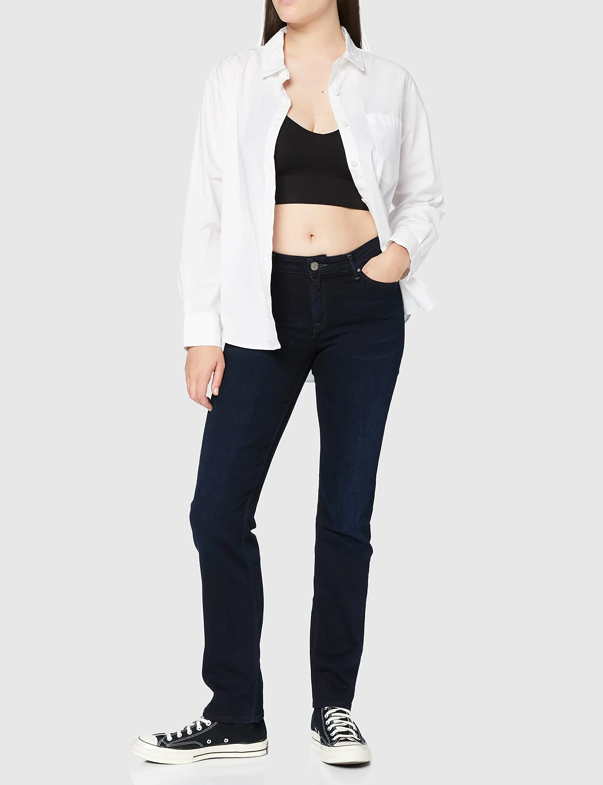 Only Onlvicky Rib Seamless V-Neck Top Bustier Femme