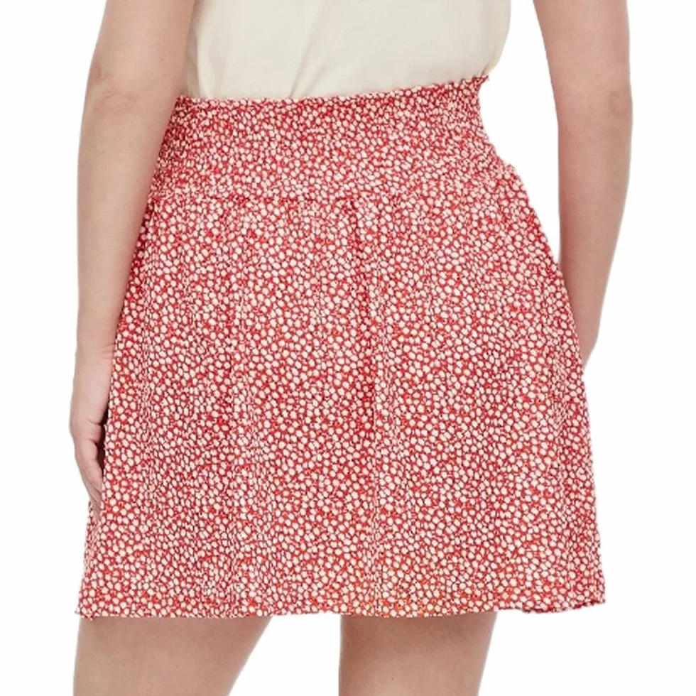 Mamalicious Jupe de Grossesse Rouge Femme