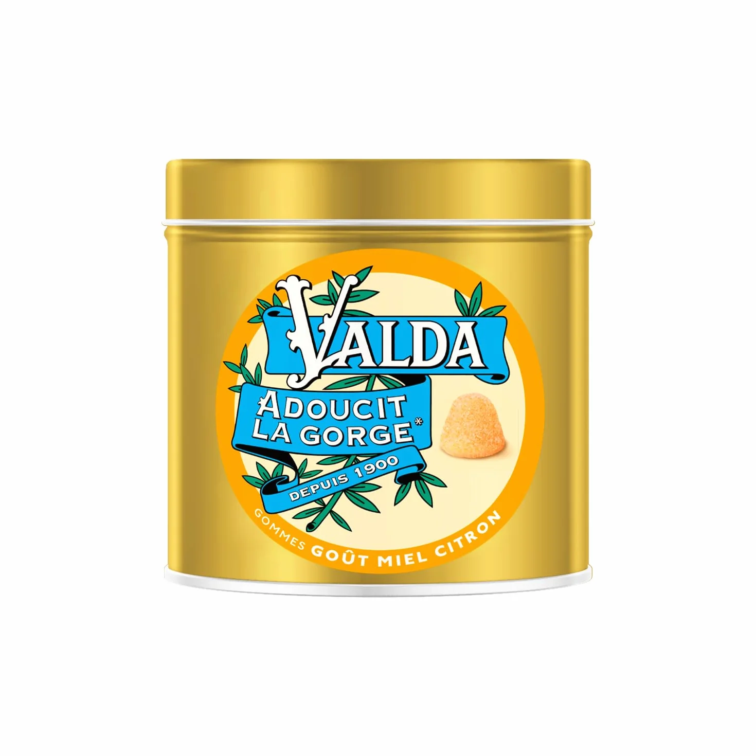 Valda Gommes Avec Sucres Goût Miel Citron 140 g