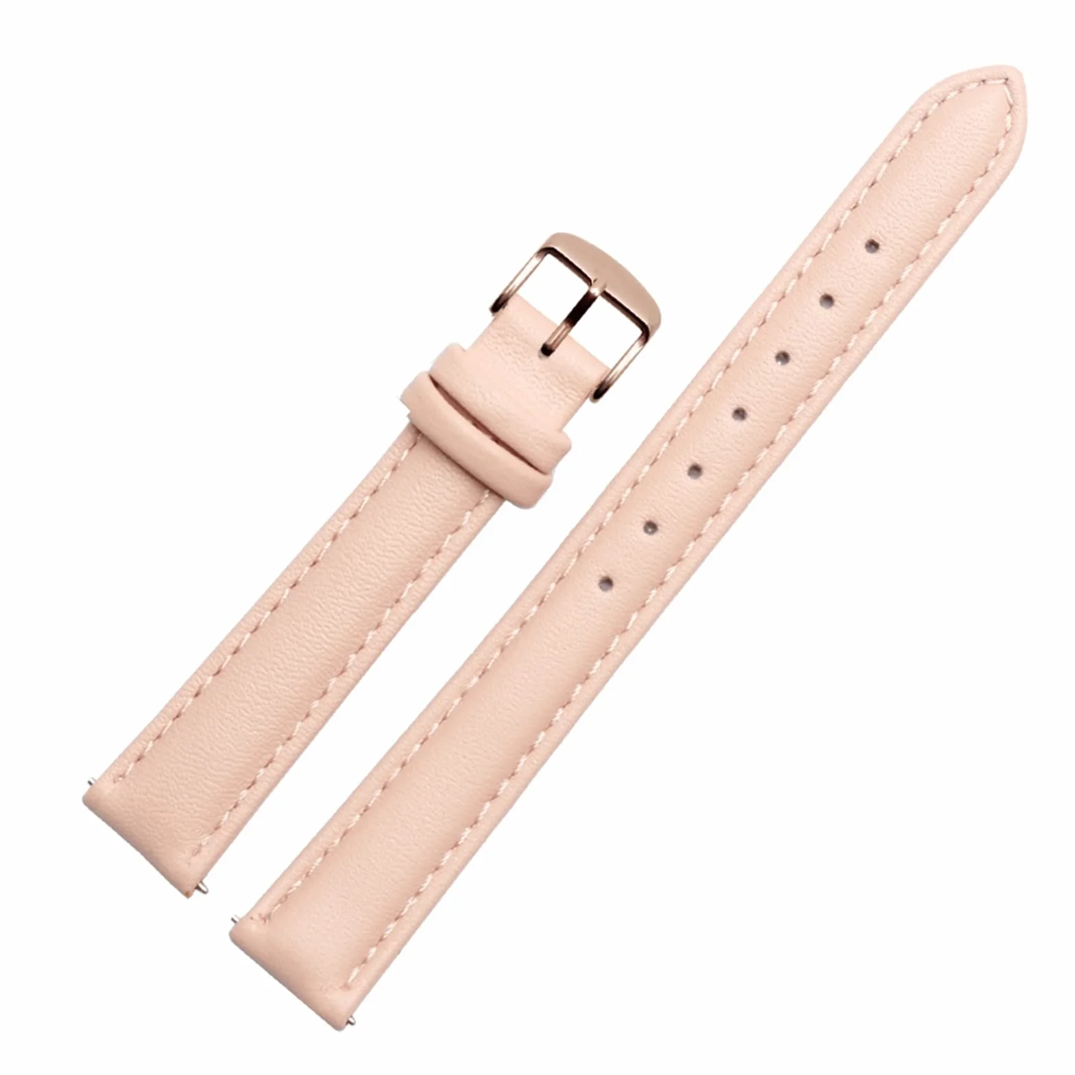 Bracelet de montre en cuir véritable 12mm-20mm pour femme remplacement