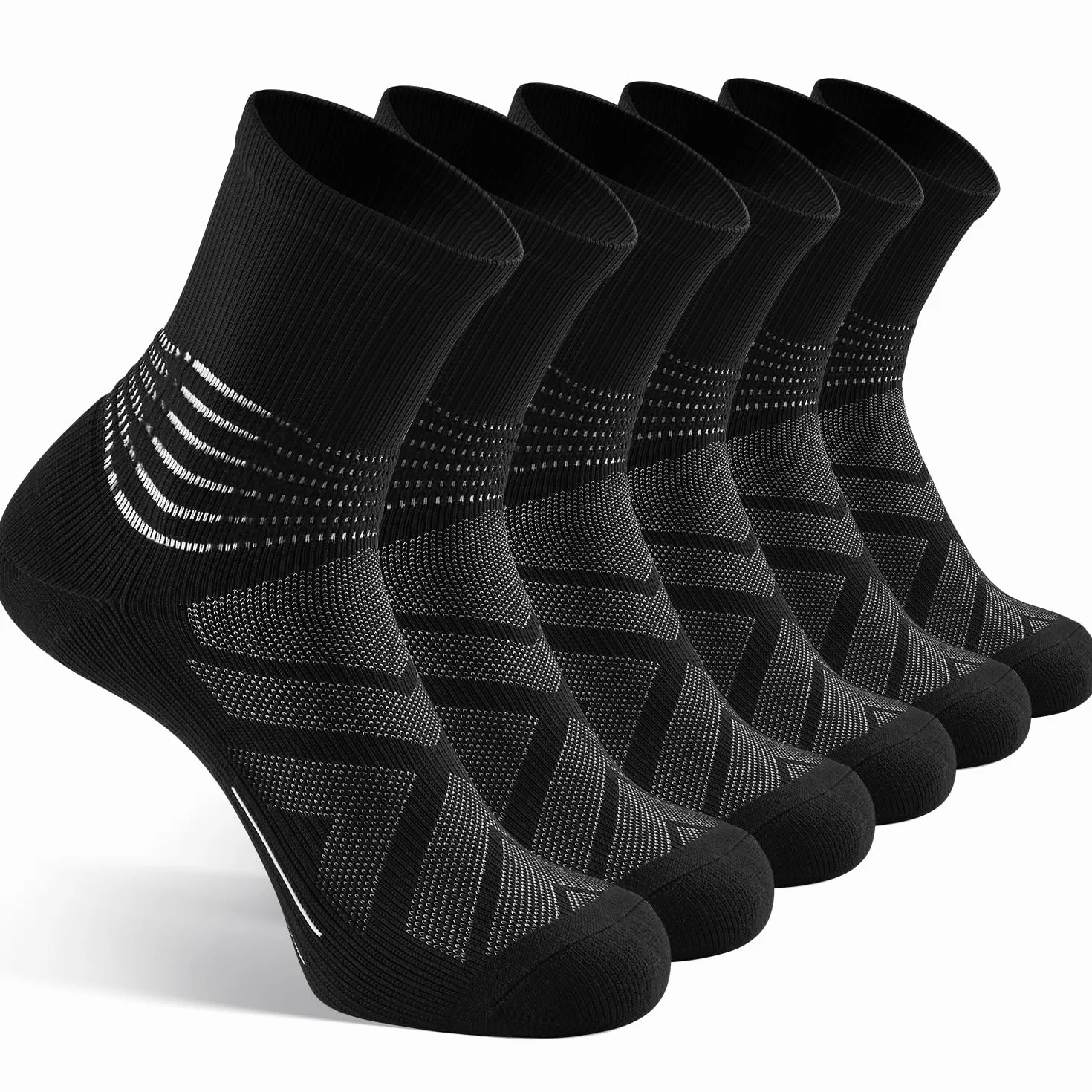 Chaussettes de Contention Homme Femme Running Support Cheville Compression Course Randonnée Fasciite Plantaire