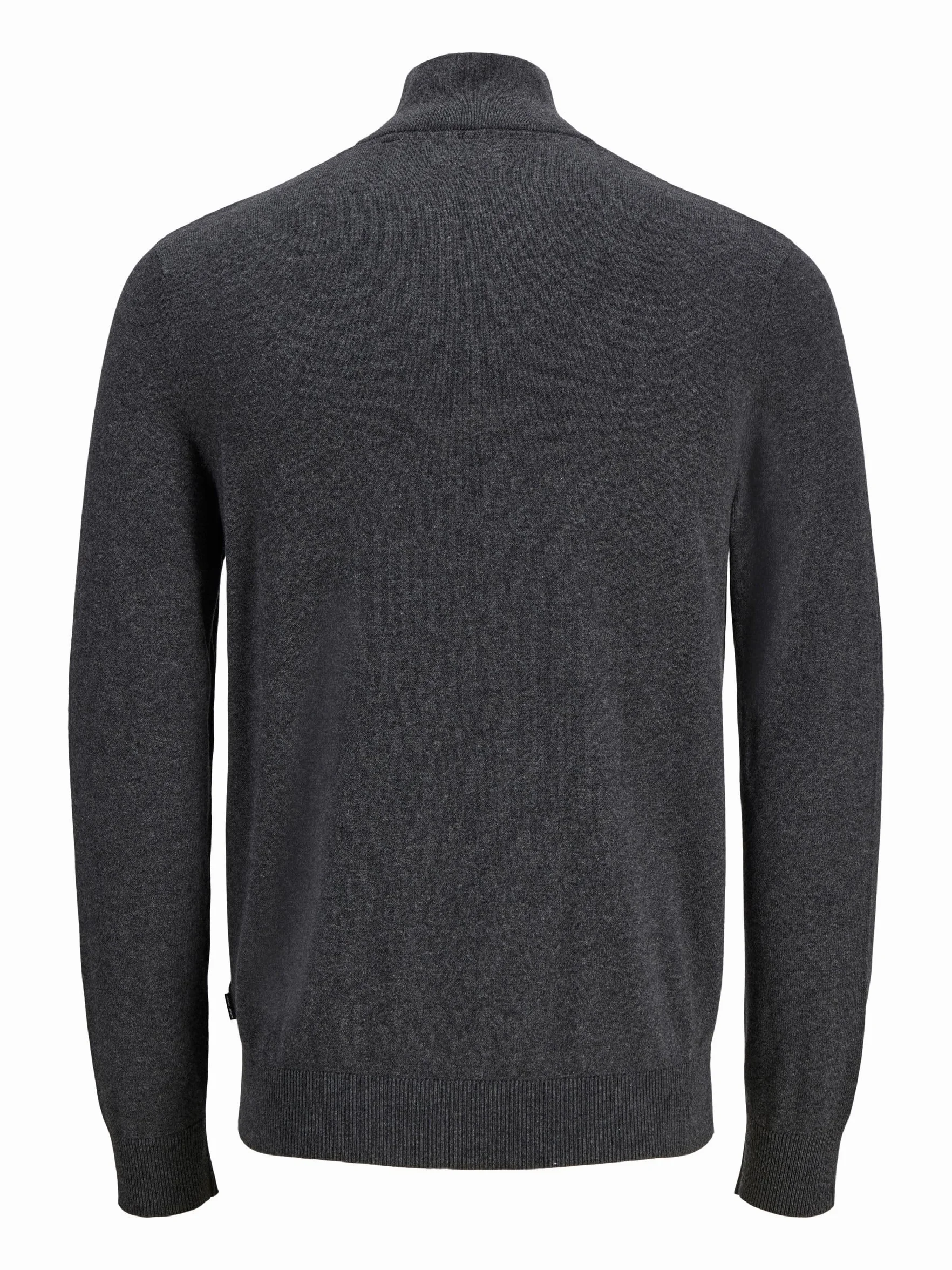 JACK & JONES Męska Kurtka z Ćwierćzamkiem Jednokolorowa