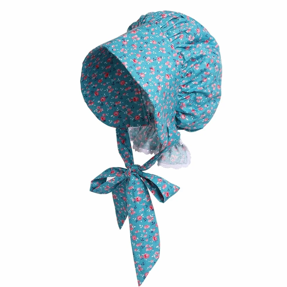 Bonnet victorien GRACEART 99,99% coton pour femme