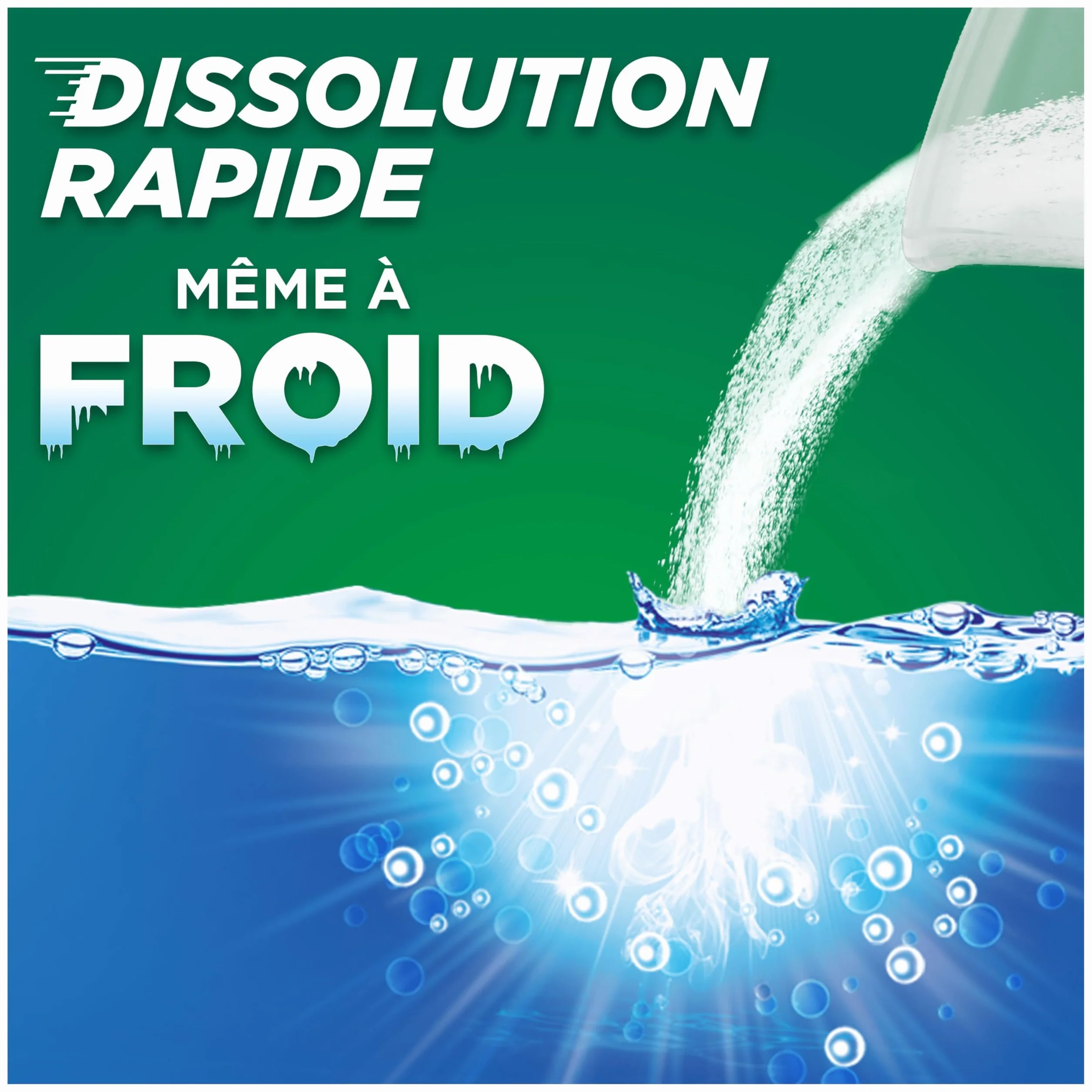 Ariel Lessive Poudre Dissolution Rapide 3.575kg, 65 Lavages, Alpine, Avec technologie anti-résidu, élimine les taches en 1 seul lavage