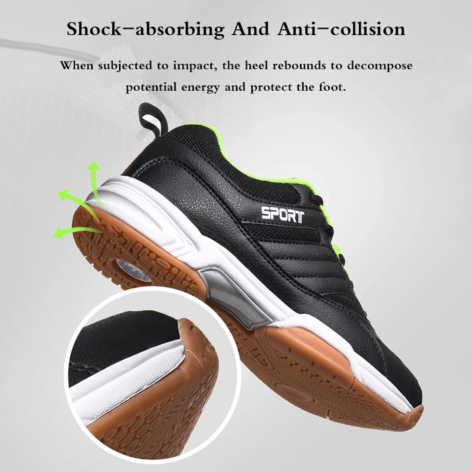 Chaussure de Sport Badminton Baskets Tennis de Table Chaussures Pingpong Sneakers Volleyball Confortable Non Slip Respirant Léger