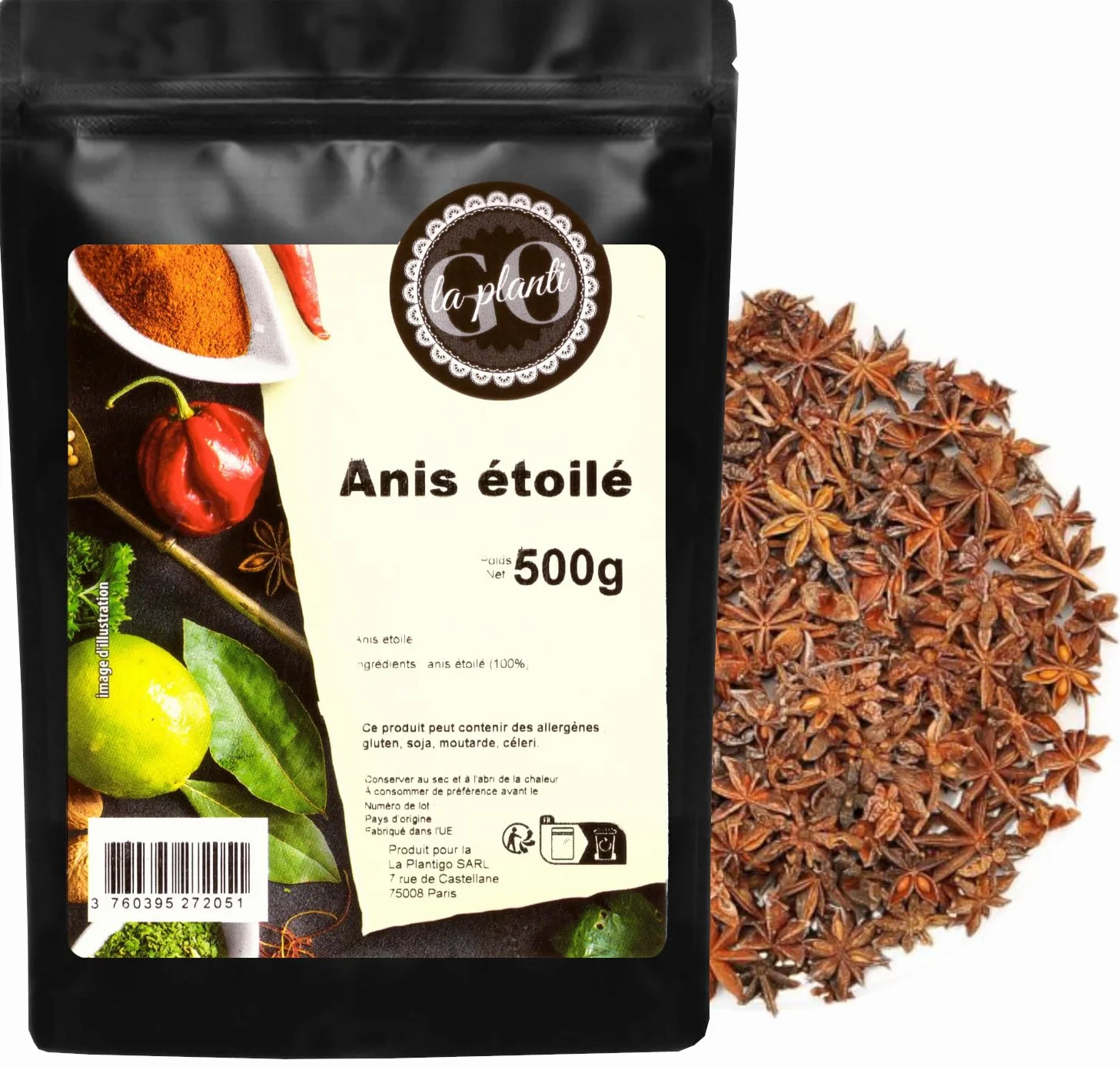 Anis étoilé - LA PLANTIGO (500 g)