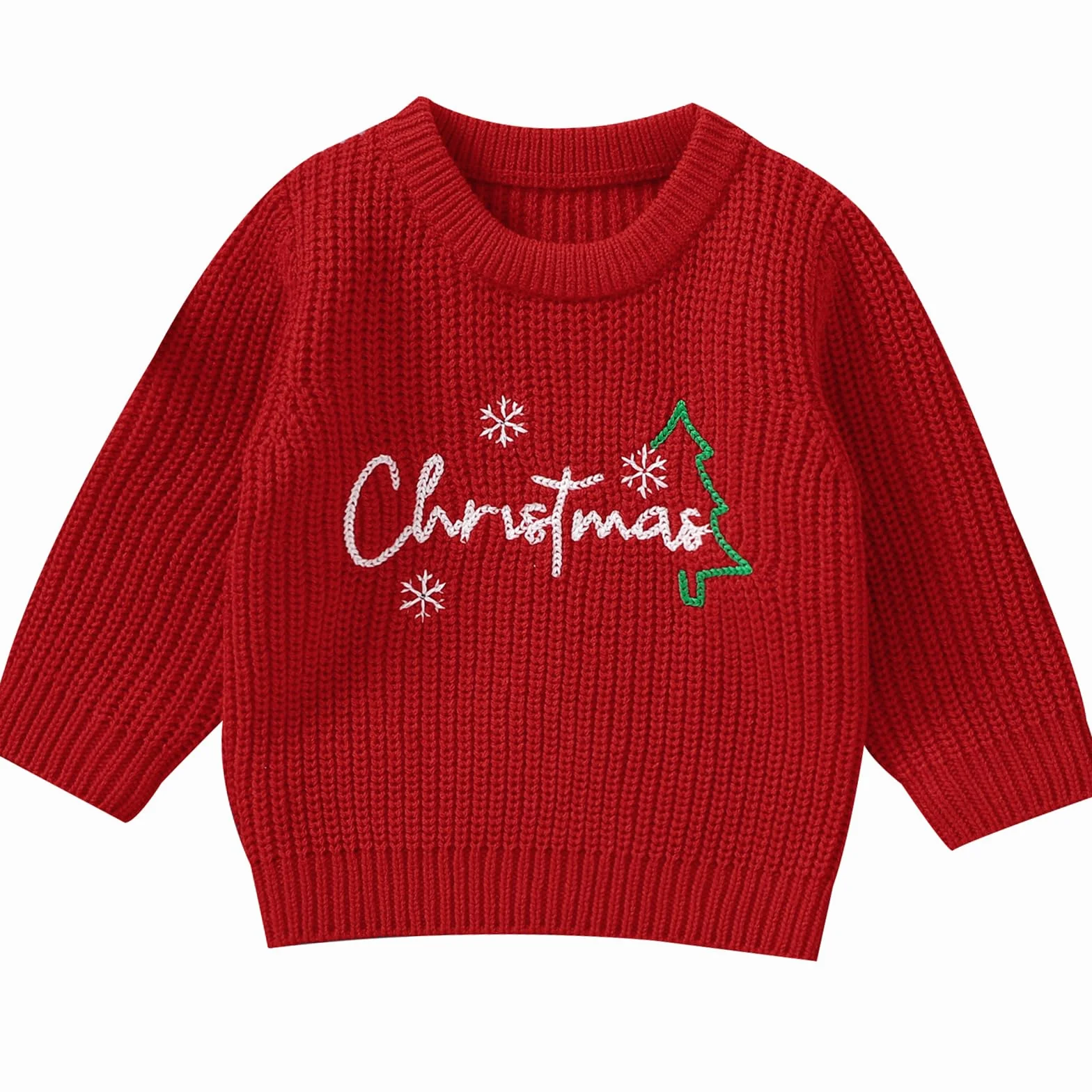 Winmany Pull de Noël tricoté pour bébé - Vêtements automne hiver