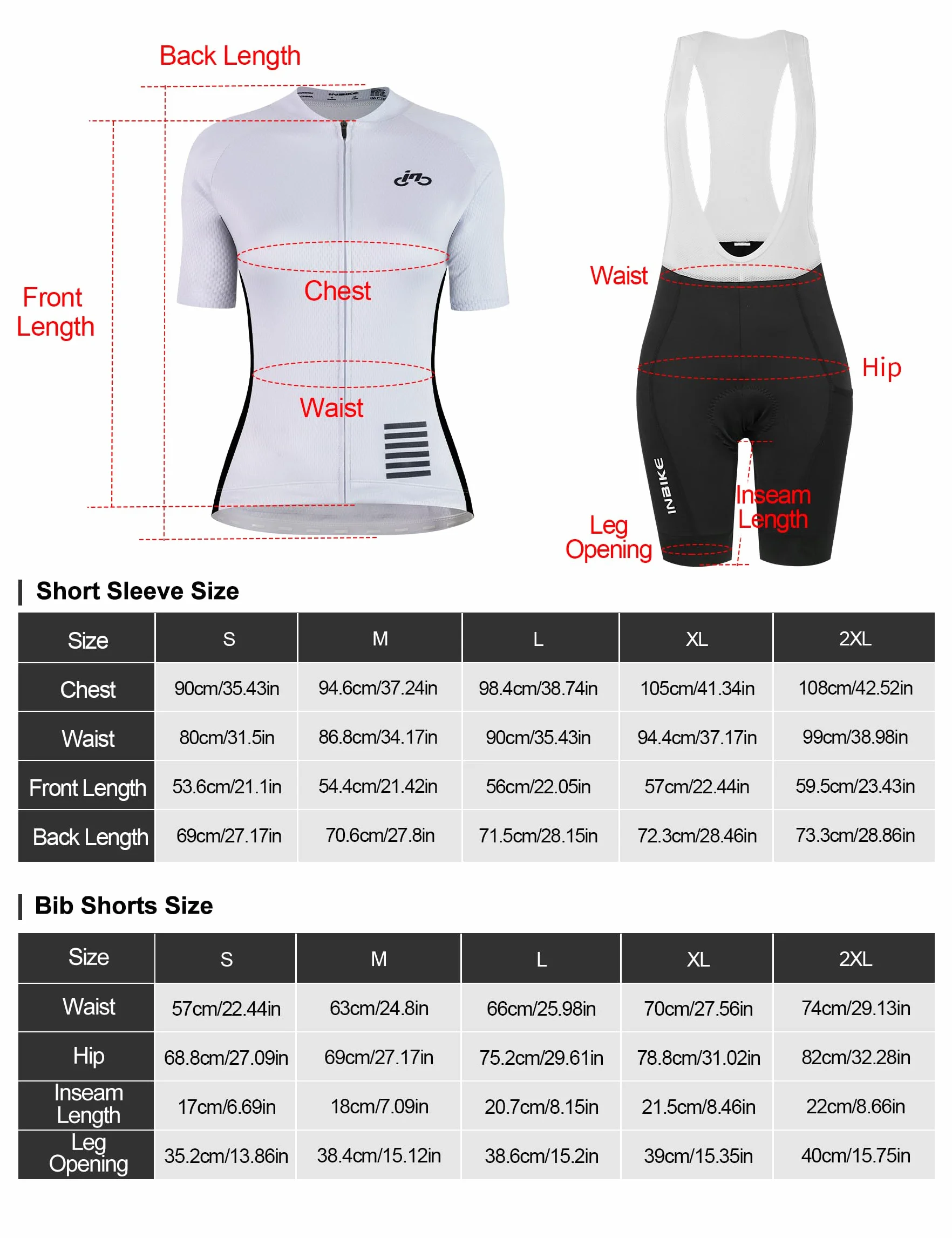 INBIKE Tenue Cyclisme Femme Maillot Velo Manche Courte + Cuissard 3D Gel Rembourré Respirant Réfléchissant