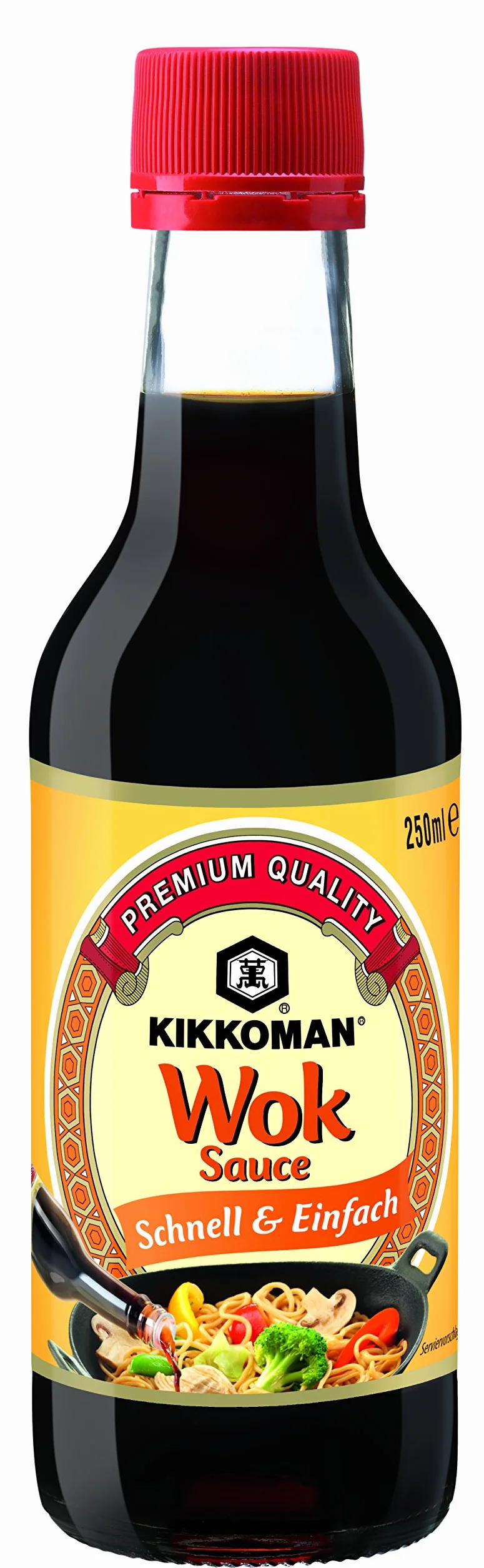 KIKKOMAN Sauce Wok, 2 pièces (2 x 250 ml)