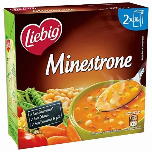 LIEBIG - Soupe Minestrone Briques 60Cl - Lot De 3 - meilleure offre