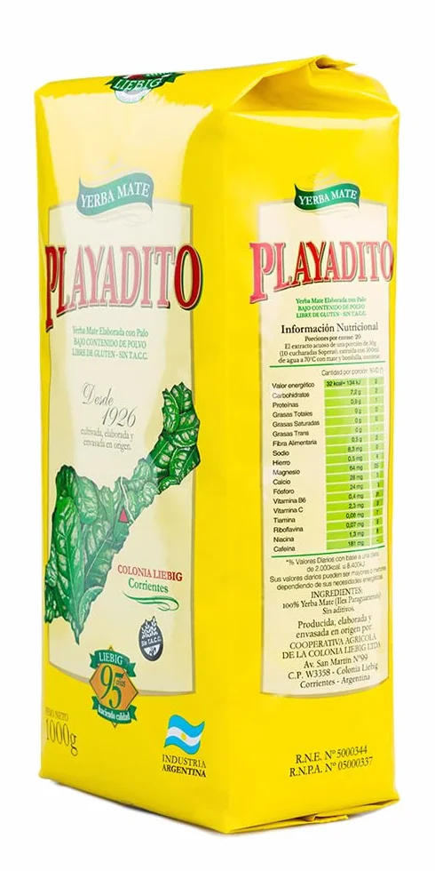 Playadito Yerba Mate 1 kg, Pack 3 – Maté argentin