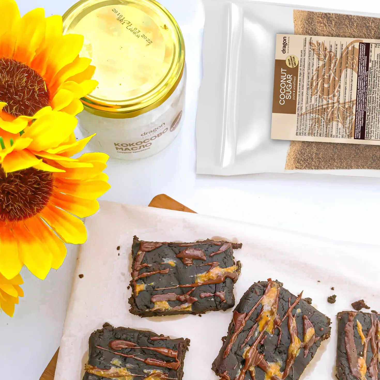 Dragon Superfoods Coconut Sugar - 100% Organic, Unrefined, Vegan and Gluten-Free - 1kg
