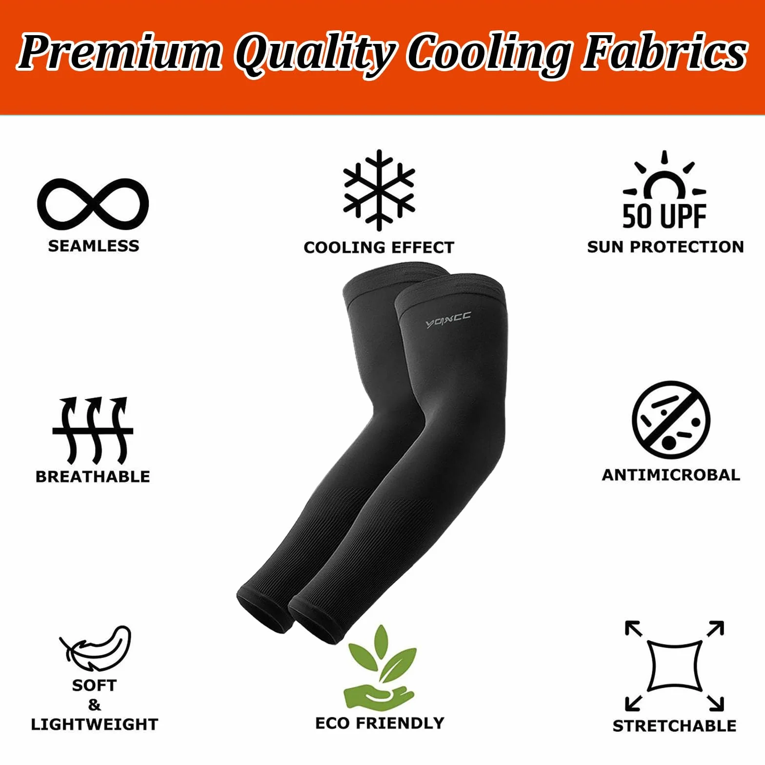 Manchettes de Bras UV Protection UPF 50 - Couverture de Tatouage pour Homme Femme Sport Cyclisme Golf