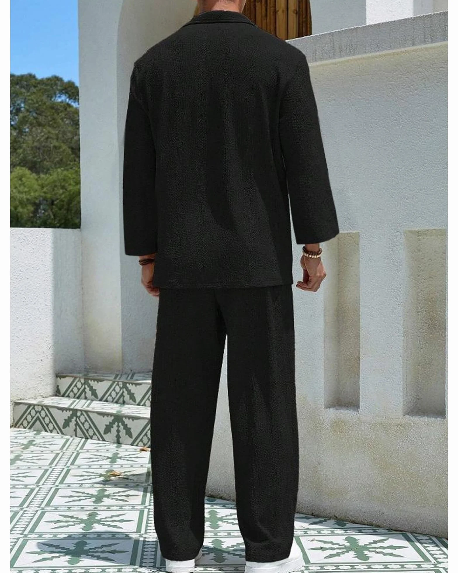 Ensemble Homme Ete Casual Tenue Hawaïenne Légère Survêtement Tracksuit