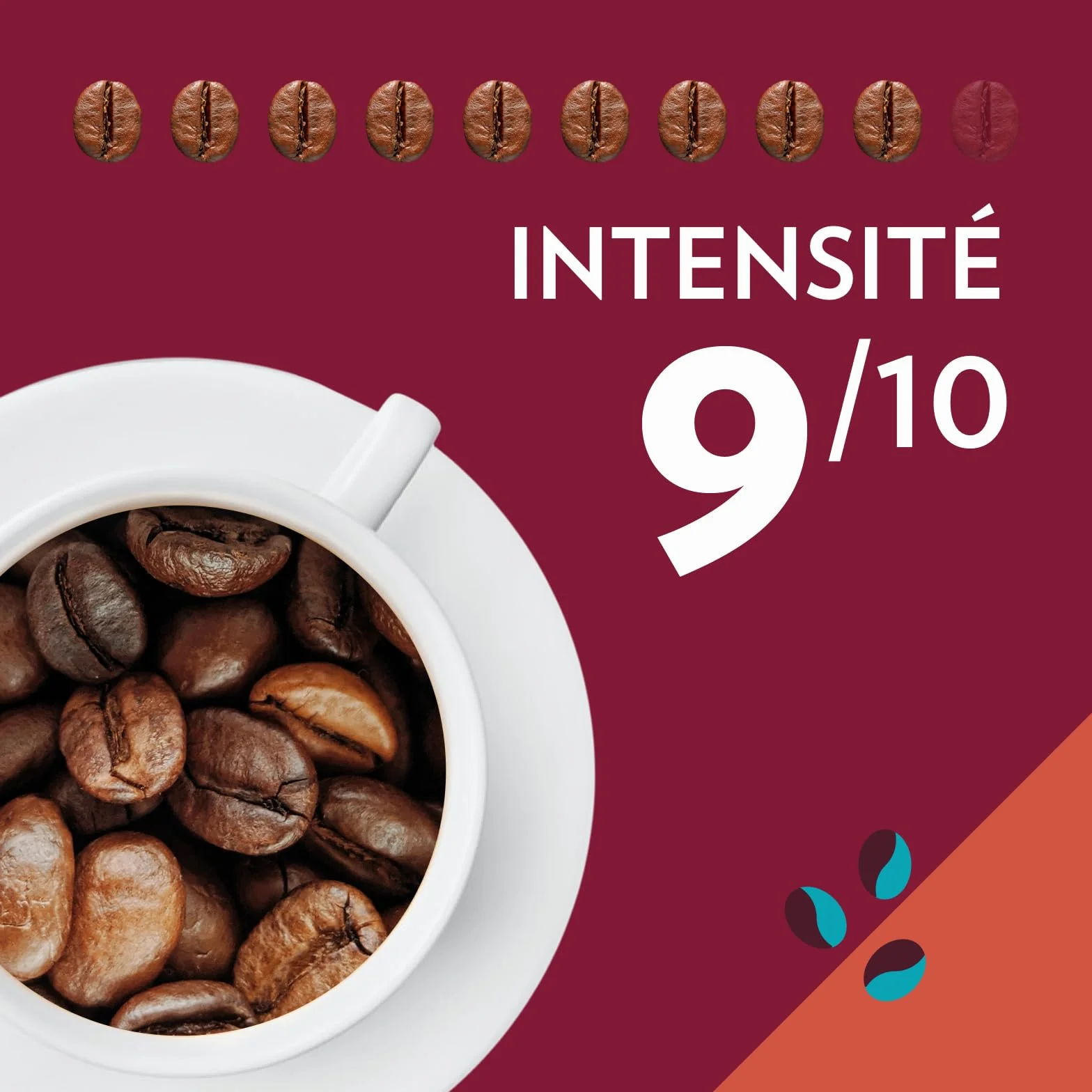 Lavazza, Tales of Napoli, Café en Grains, 450 g, pour les Machines à Café Automatiques, Notes de Cacao et de Caramel, Arabica et Robusta, Intensité 9/10, Torréfaction Foncée