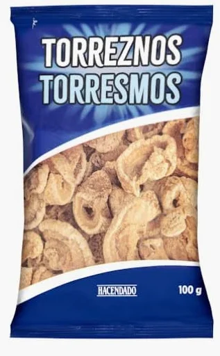 Hacendado Griaudes de Porc, Collation Croustillante, Couenne de Porc Frite, 100g, Sans Gluten PACK 6