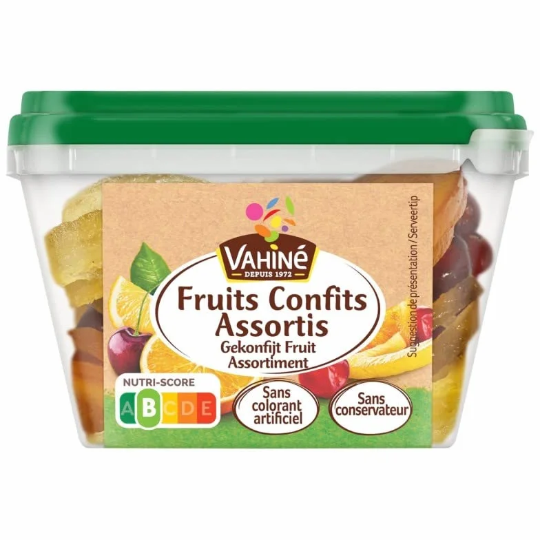 VAHINE | Fruits Confits Assortis 150G | Lot De (2) | livraison offerte