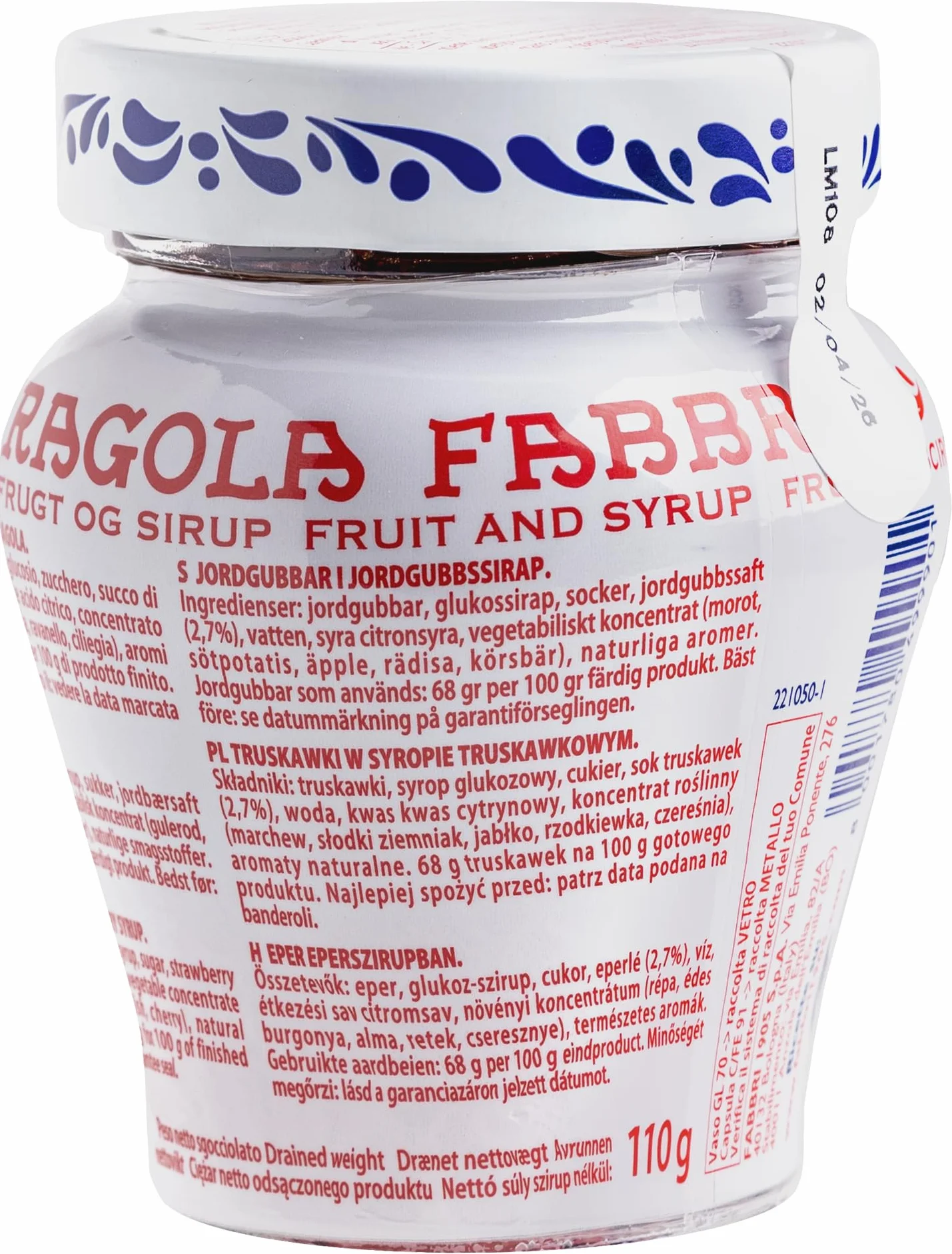 Fraise Fabbri 230 g