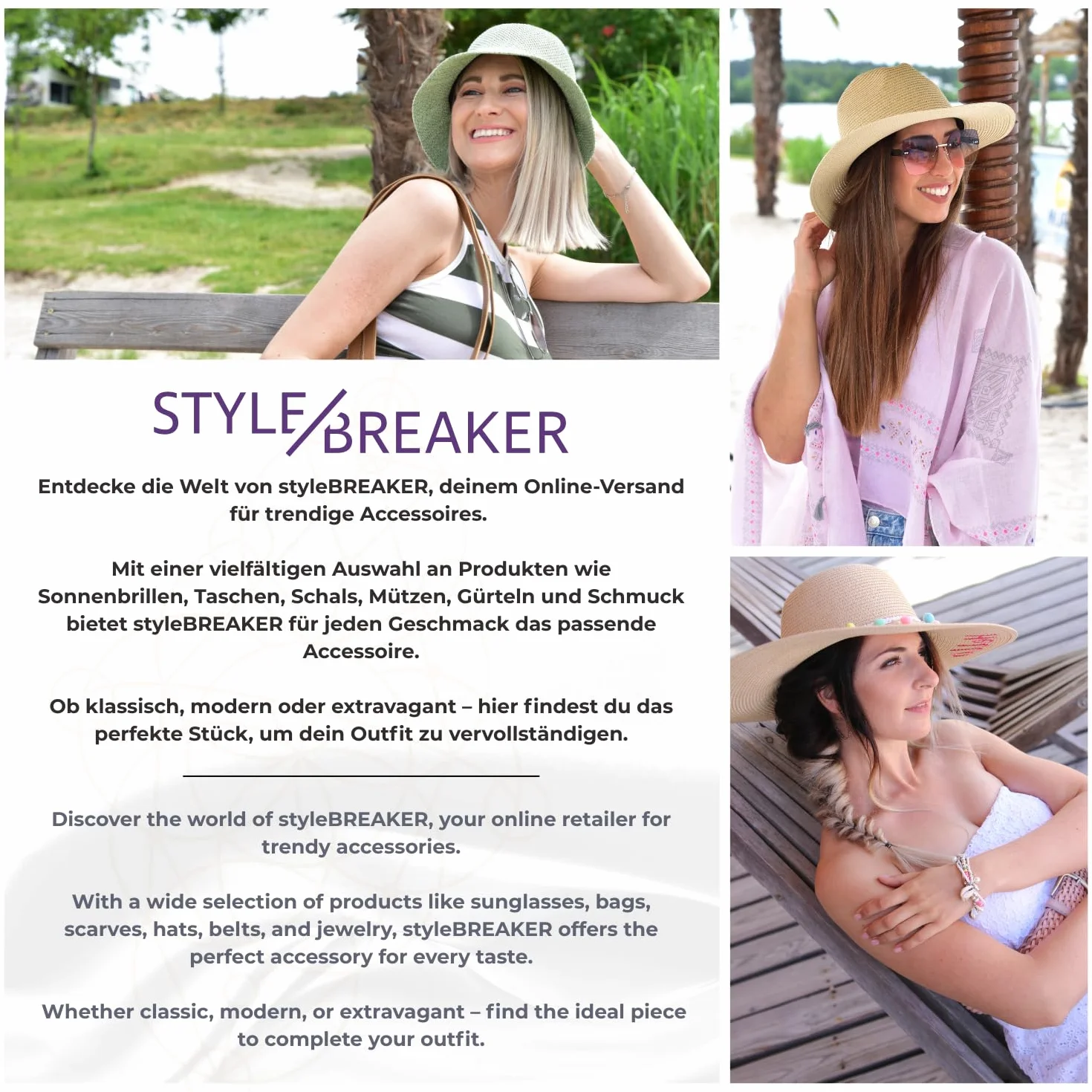 styleBREAKER Casquette de Baseball Unisexe 6 Panneaux Coton brossé Fermeture Crochet Boucle réglable