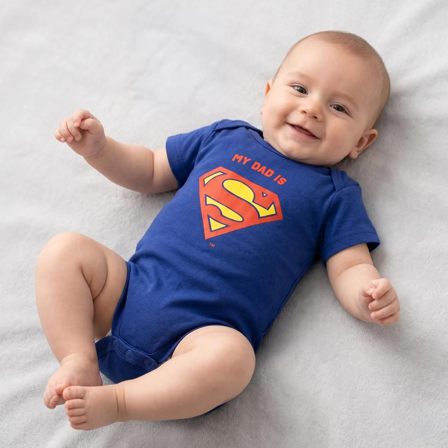 DC Comics Superman Body Bébé 4 Pack 3 Tailles Cadeau Naissance Garçon Fille