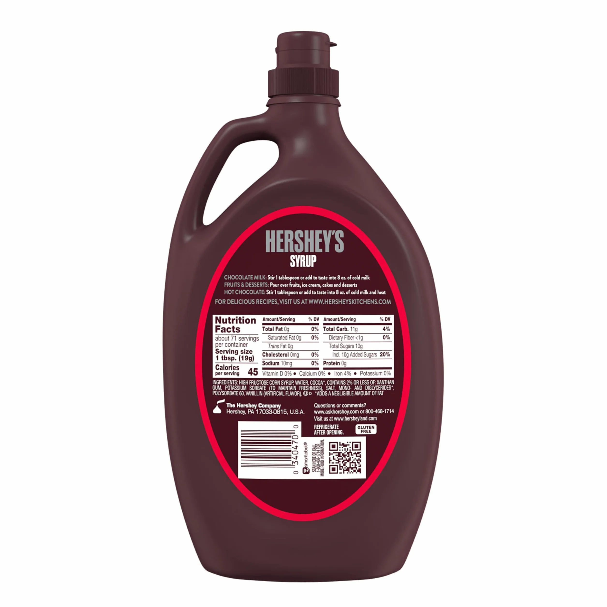 Hershey's Chocolate Syrup (1.36kg)