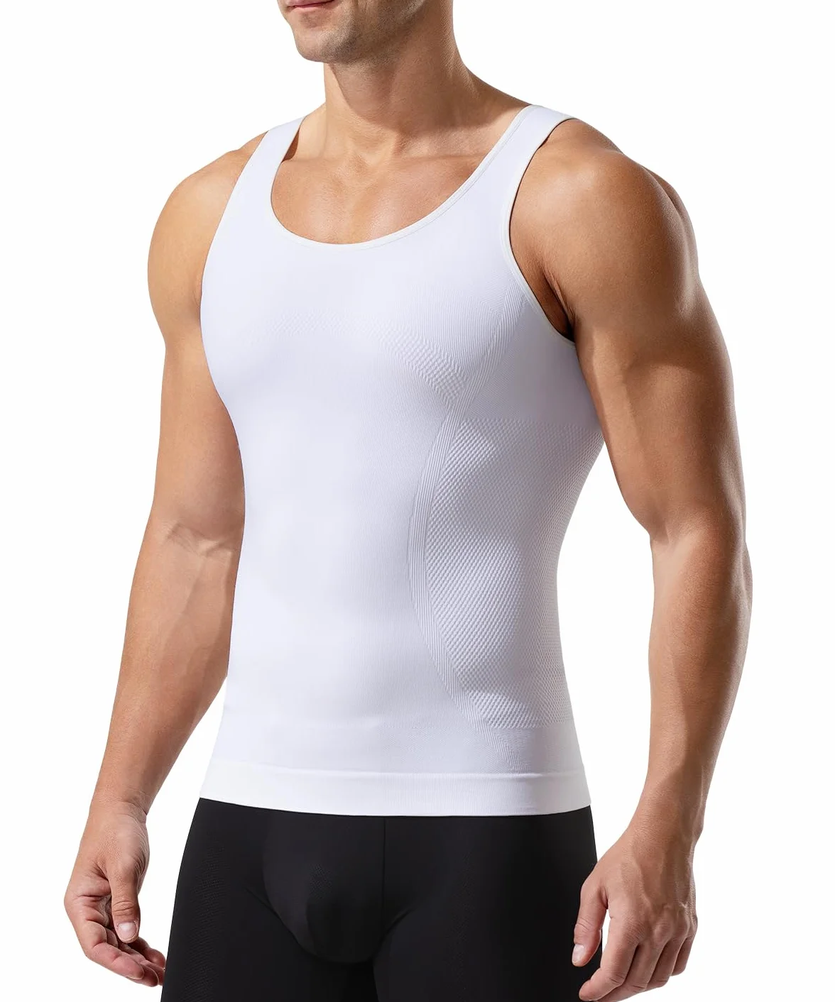 Casey Kevin Débardeur de Compression Homme Gainant Tee Shirt Minceur Ventre Plat Body Shaper