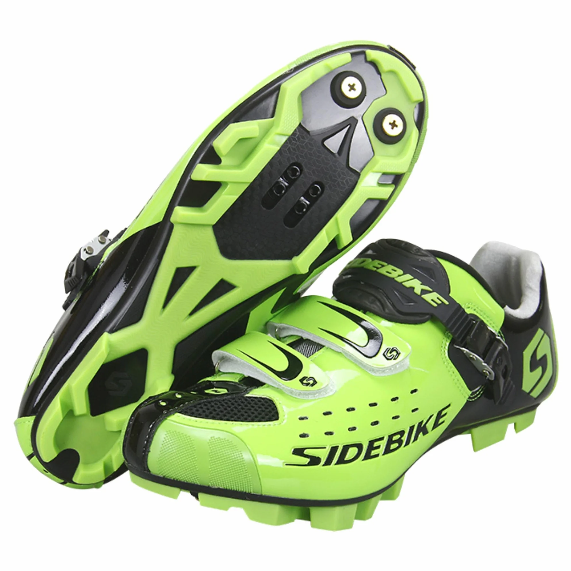 Msport Chaussures de Cyclisme VTT pour Hommes Femmes Respirantes Compatible Pédales SPD