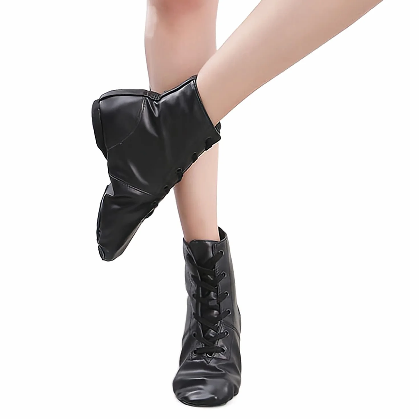 Ballet Boot Semelle Souple Chaussures de Danse pour Femmes Filles Jazz Dance Bottes