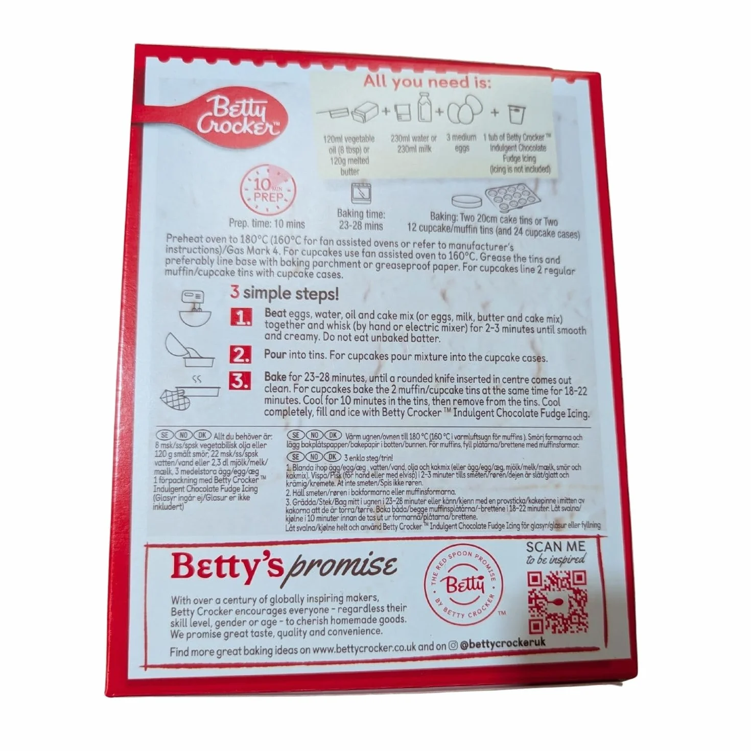 Betty Crocker - Devil's Food Cake Mix 425 g