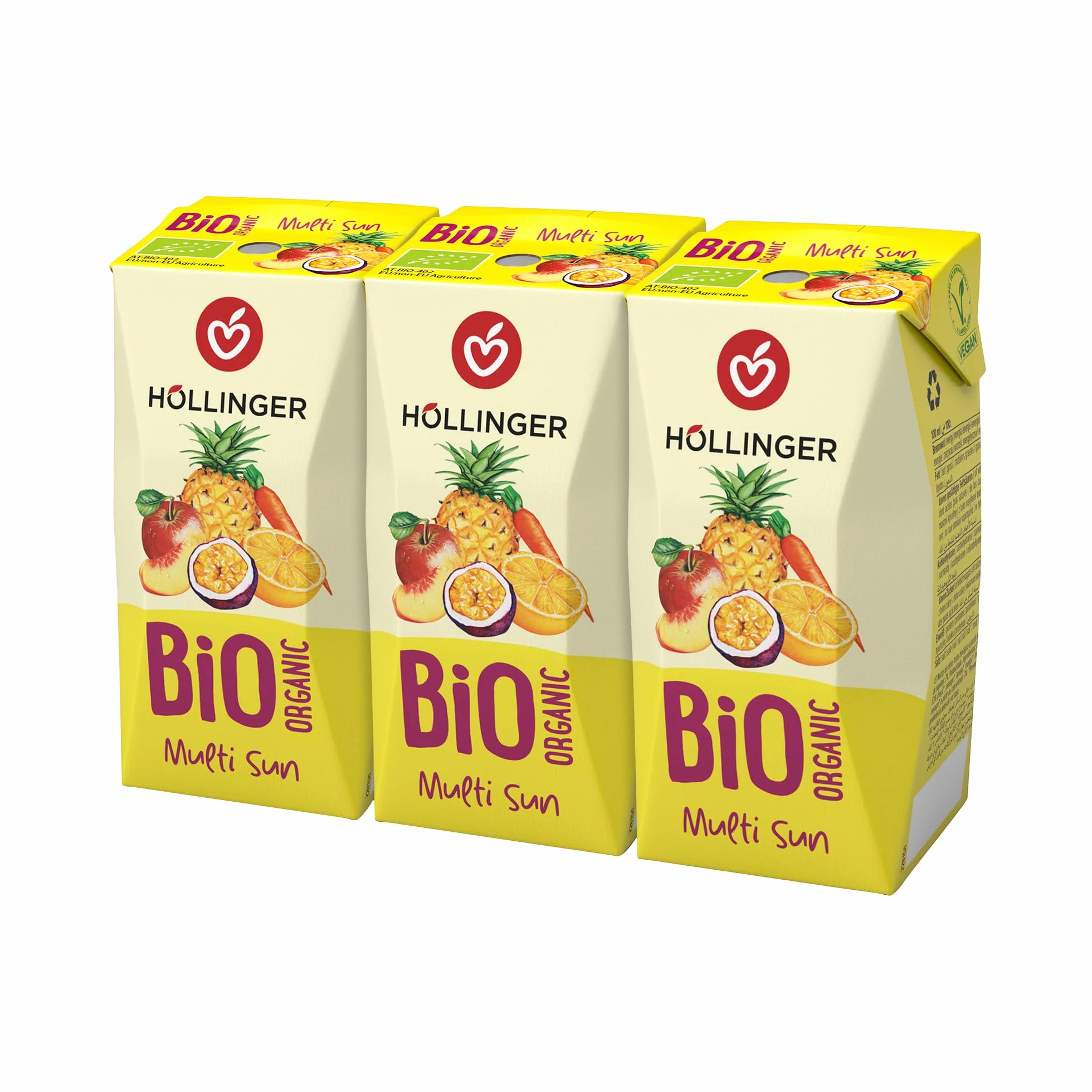 Organic Multi Sunrise 3x200ml